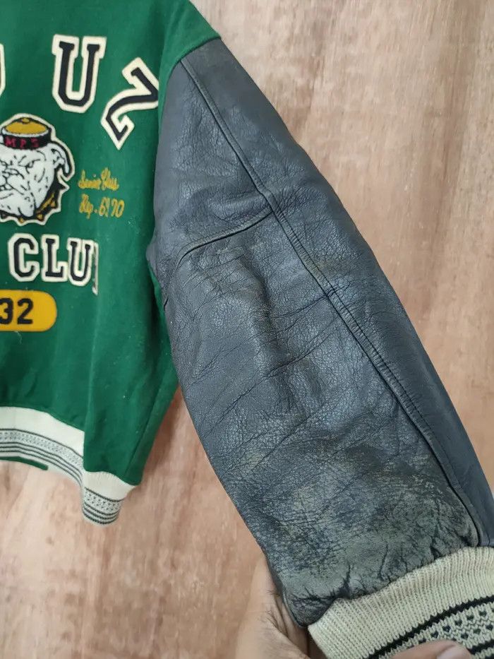 Vintage BOUZ MPS Club varsity wool leather vintage jacket #4094DLAL Size US M / EU 48-50 / 2 - 7 Thumbnail