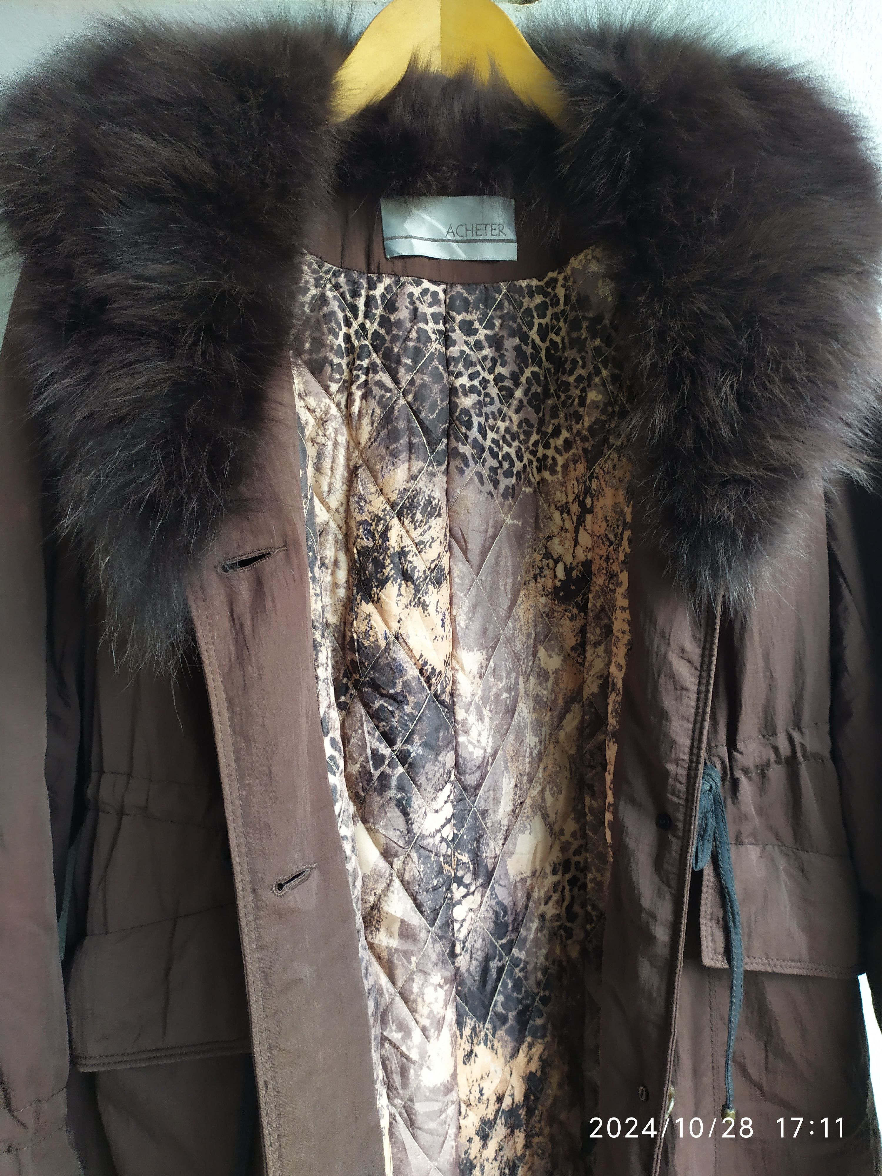 If Six Was Nine × Japanese Brand Vintage Acheter Fur brown Long jacket Size US L / EU 52-54 / 3 - 5 Thumbnail
