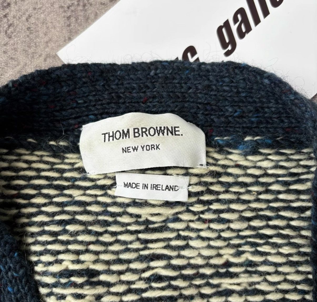Thom Browne Thom Browne Jacquard Stripe Wool Knit Cardigan Size US XS / EU 42 / 0 - 5 Thumbnail