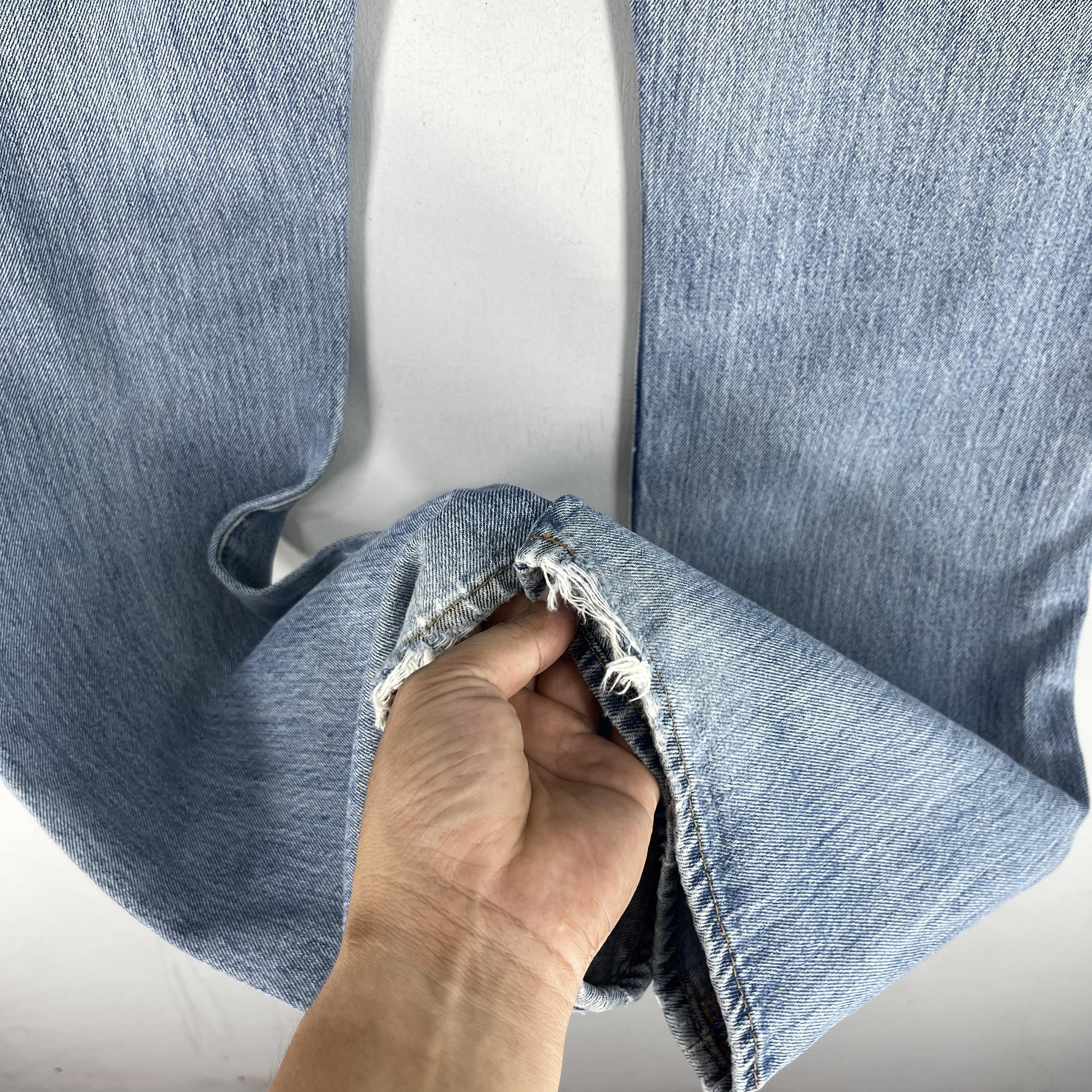 Levi's × Vintage Size 35 Vintage Levis 501 Distressed Reinforced Jeans Size US 35 - 13 Thumbnail