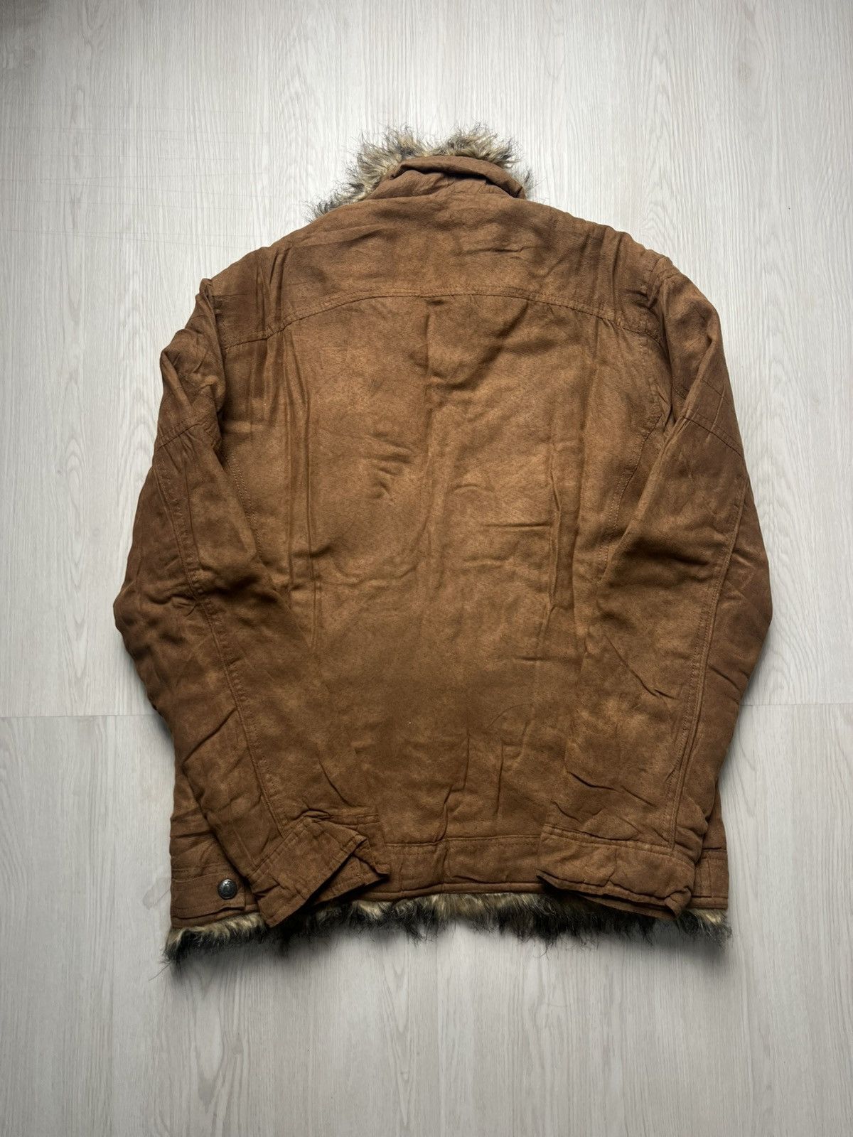 Le Grande Bleu (L.G.B.) In The Attic Biker Jacket Fur Collar If Six Was Nine Style Size US M / EU 48-50 / 2 - 2 Thumbnail