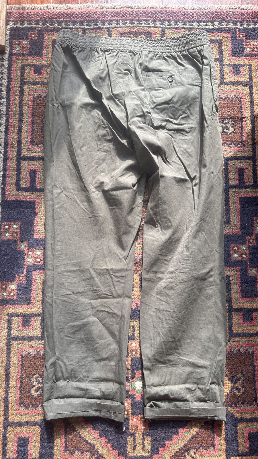 Hermes Hermes Wool Silk Blend Drawstring Easypants Size US 32 / EU 48 - 3 Thumbnail