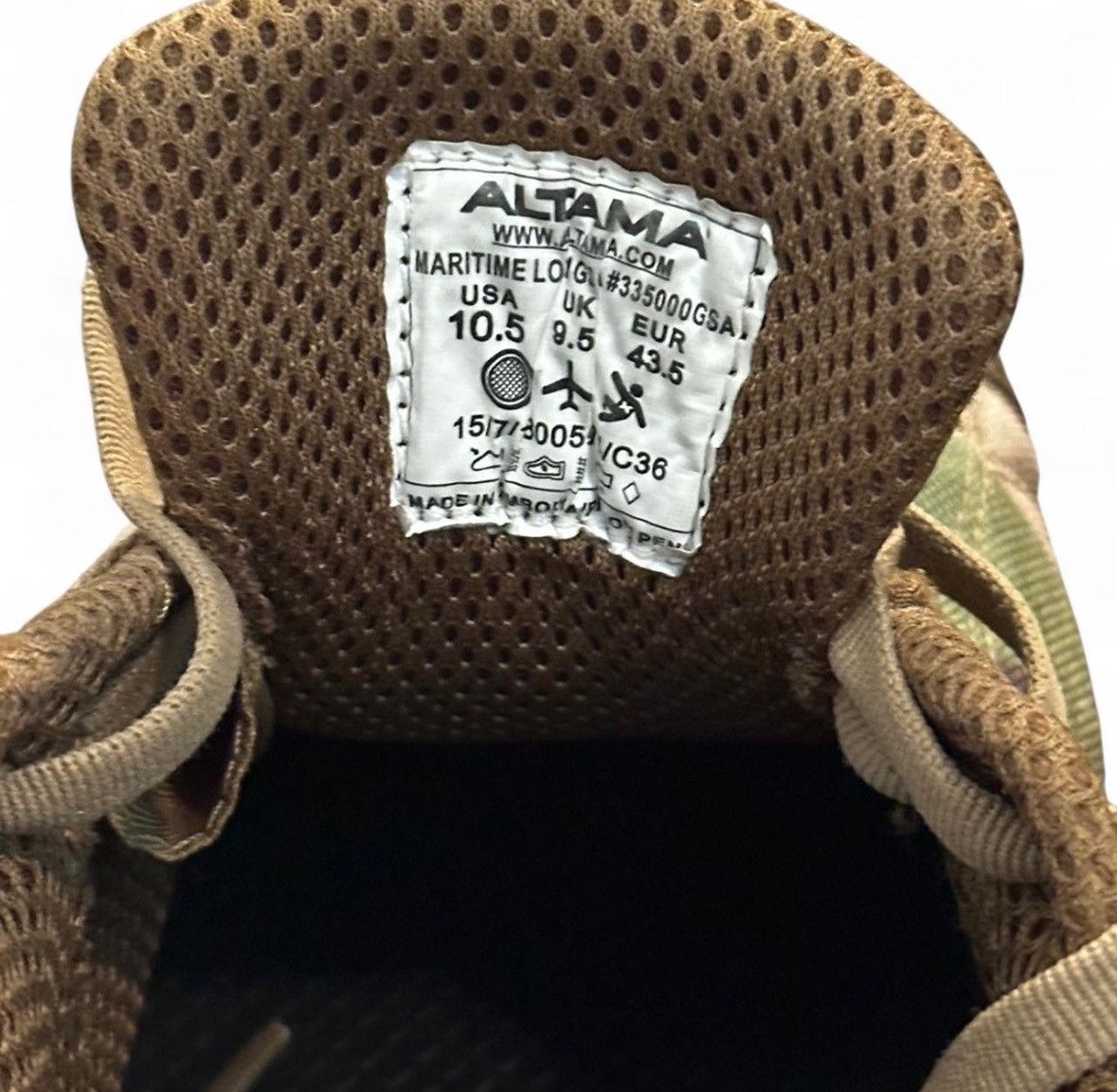 Altama ALTAMA Maritime Assault Low boots multicam Size US 10.5 / EU 43-44 - 7 Thumbnail