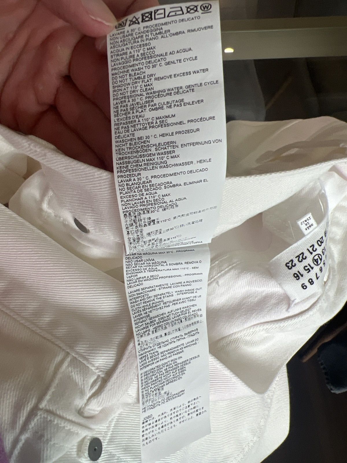 Maison Margiela Margiela White Rainbow Mens Jeans - Sz 30 Size US 30 / EU 46 - 7 Thumbnail