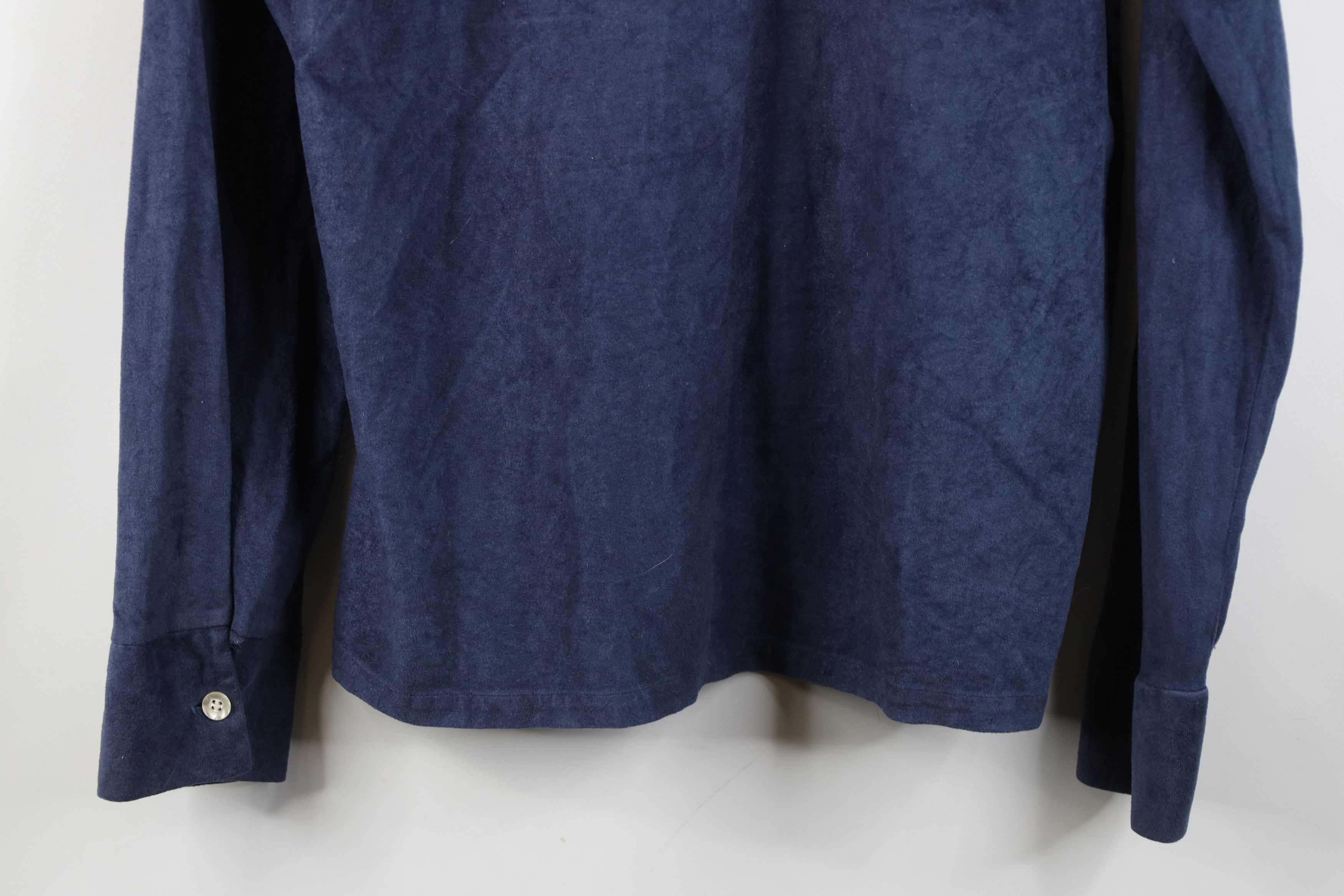 Other Vintage 70s Streetwear Collar Long Sleeve Polo Blue USA Size US M / EU 48-50 / 2 - 13 Thumbnail