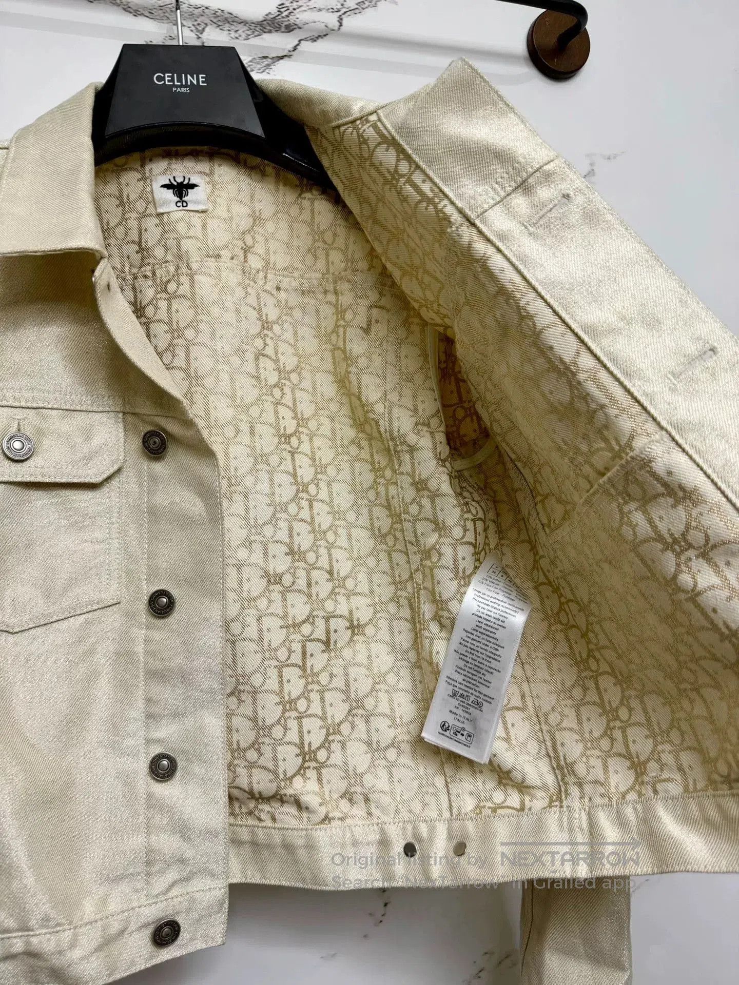 Dior dior beige denim jacket with gold detailing. Size M / US 6-8 / IT 42-44 - 5 Thumbnail