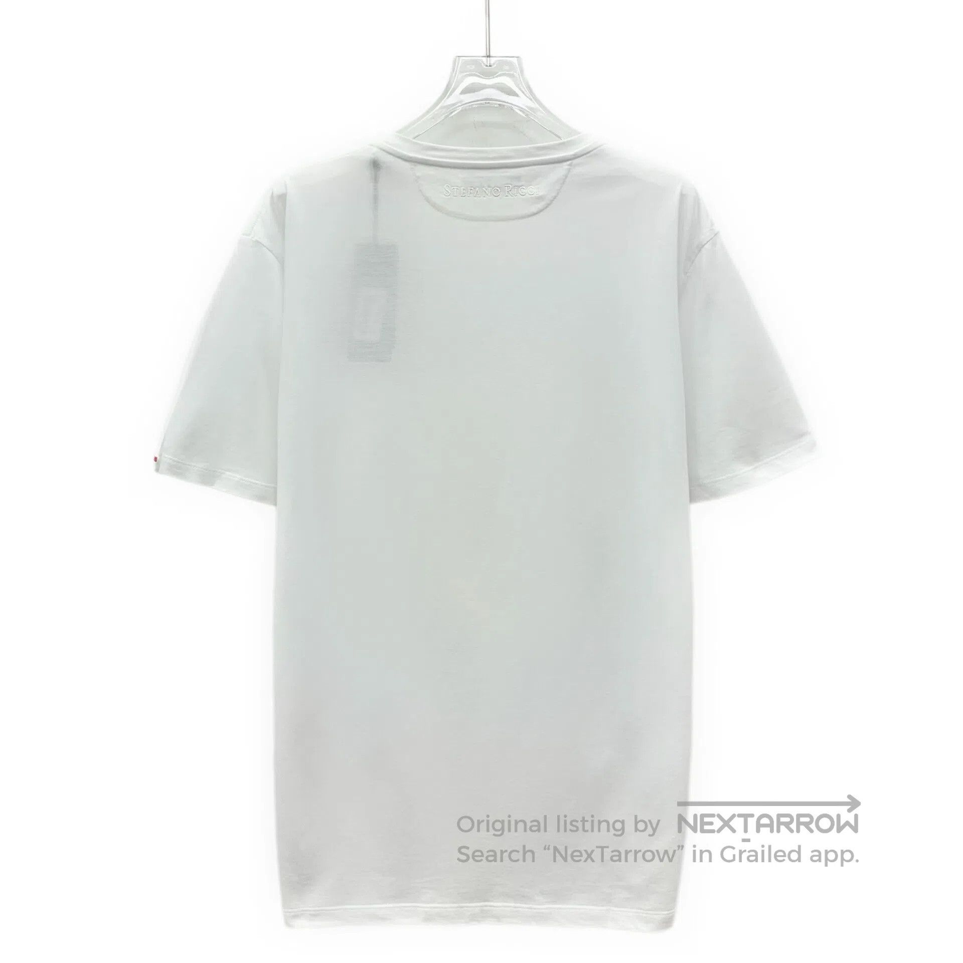 Stefano Ricci Stefano Ricci White dragon totem embroidery cotton round-n Size US XL / EU 56 / 4 - 2 Thumbnail