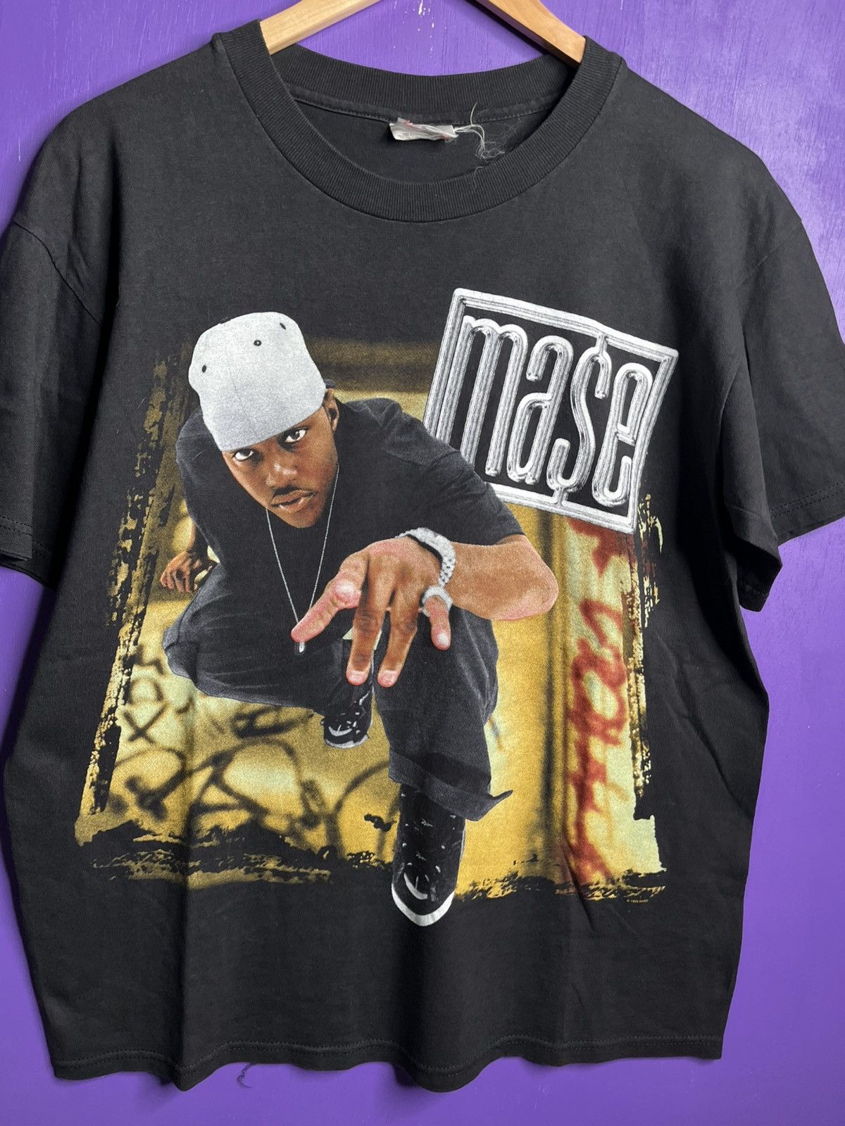 Band Tees × Rap Tees × Vintage Vintage 1999 Ma$e Double up album promo t-shirt Size US L / EU 52-54 / 3 - 3 Thumbnail