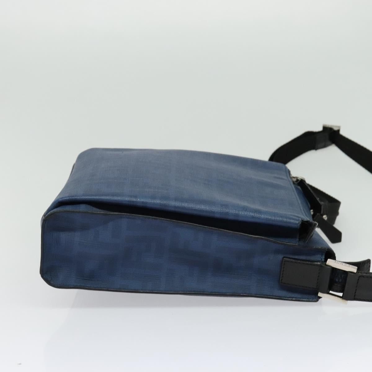 Fendi FENDI Zucca Canvas Shoulder Bag Pvc Blue Silver Size ONE SIZE - 5 Thumbnail