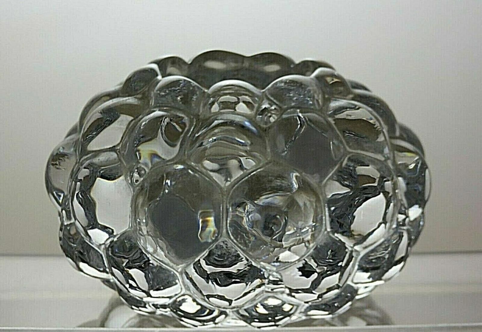 The Unbranded Brand Heavy Glass Candle Holder 2 1/2" Size ONE SIZE - 3 Thumbnail