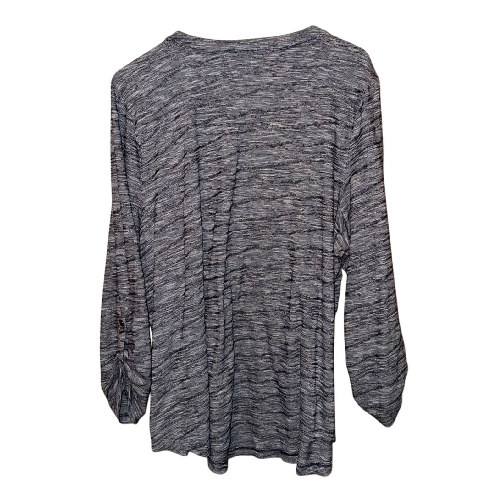 Other CJ Banks Women's Gray Top Size 2X Size XXL / US 16-18 / IT 52-54 - 2 Thumbnail