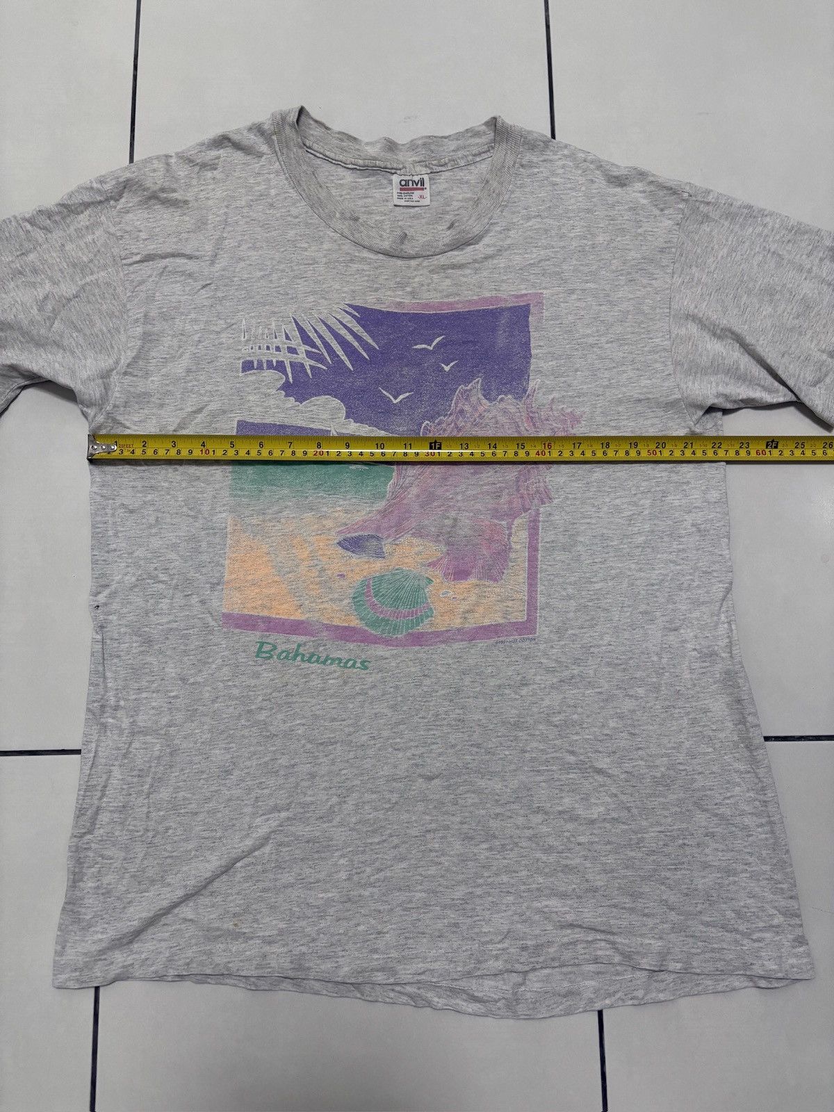 Vintage Vintage Bahamas Anvil T-Shirt Size US XL / EU 56 / 4 - 5 Thumbnail