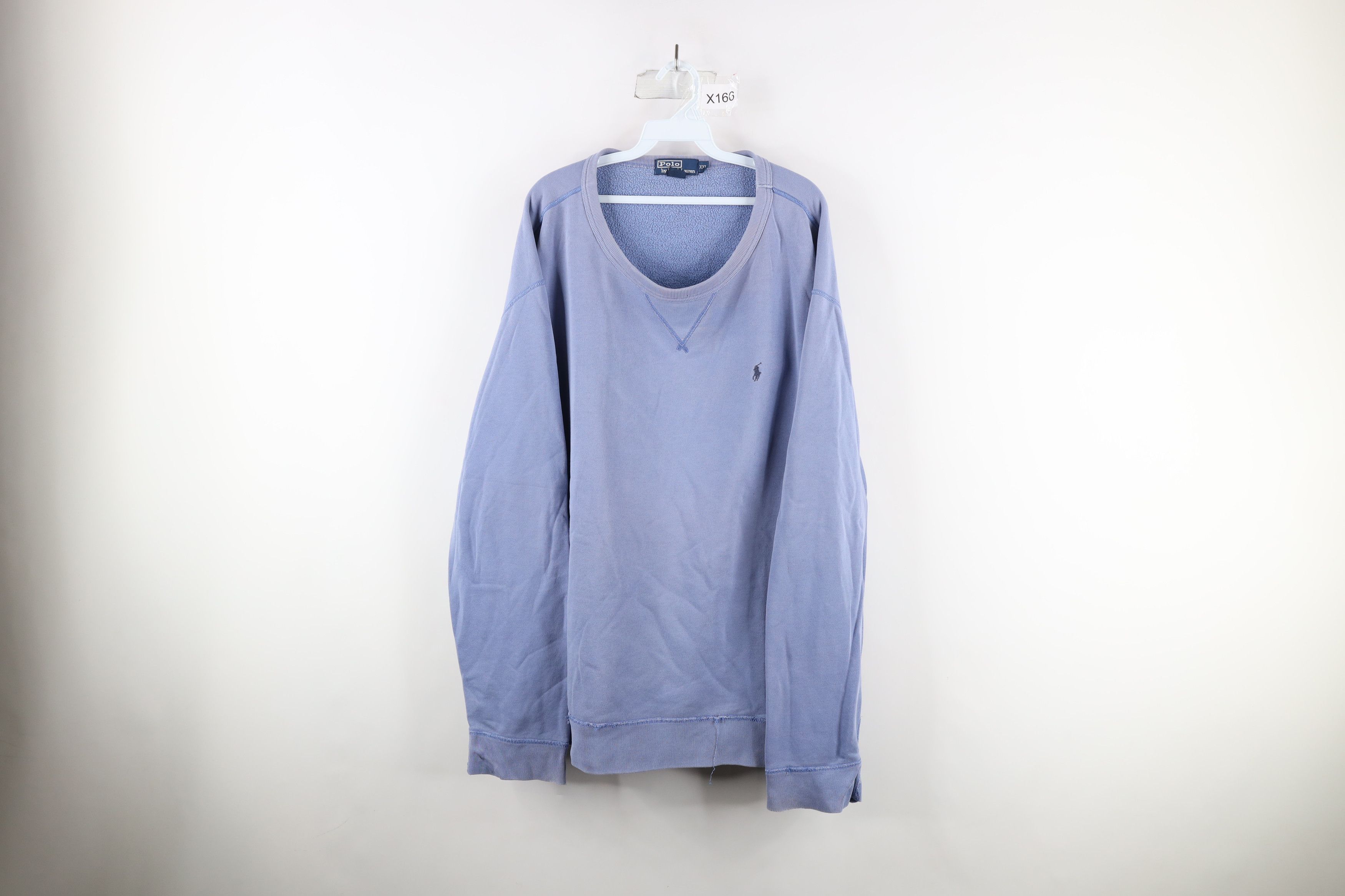 Vintage 90s Ralph Lauren Crewneck Sweatshirt Light Blue