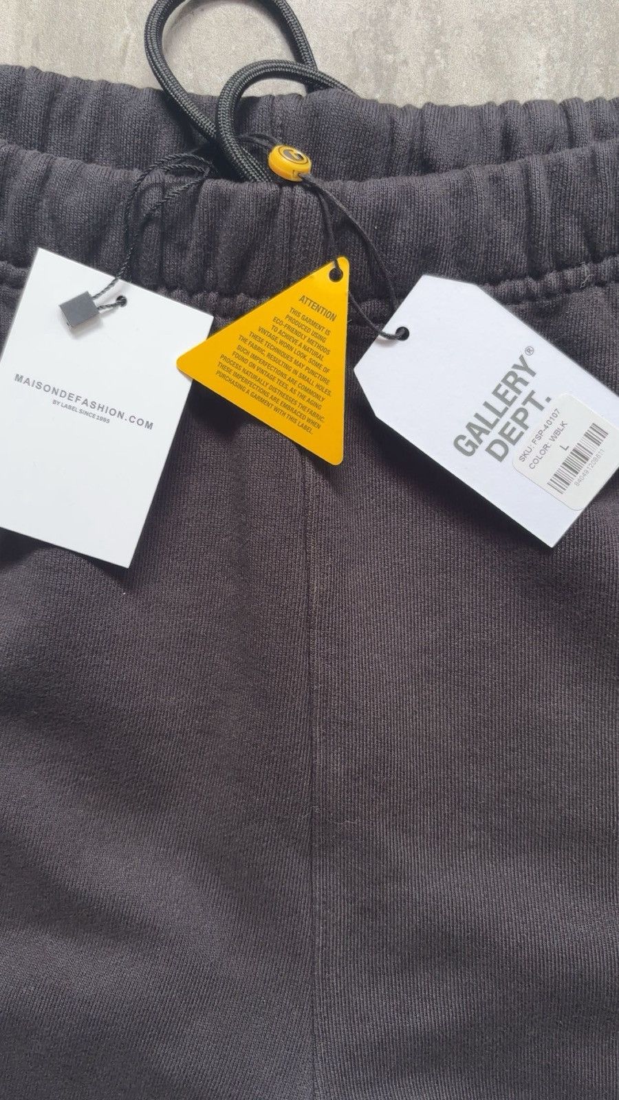 Gallery Dept. Gallery Dept. Logo Print Joggers size L RRP £470 Size US 35 - 5 Thumbnail