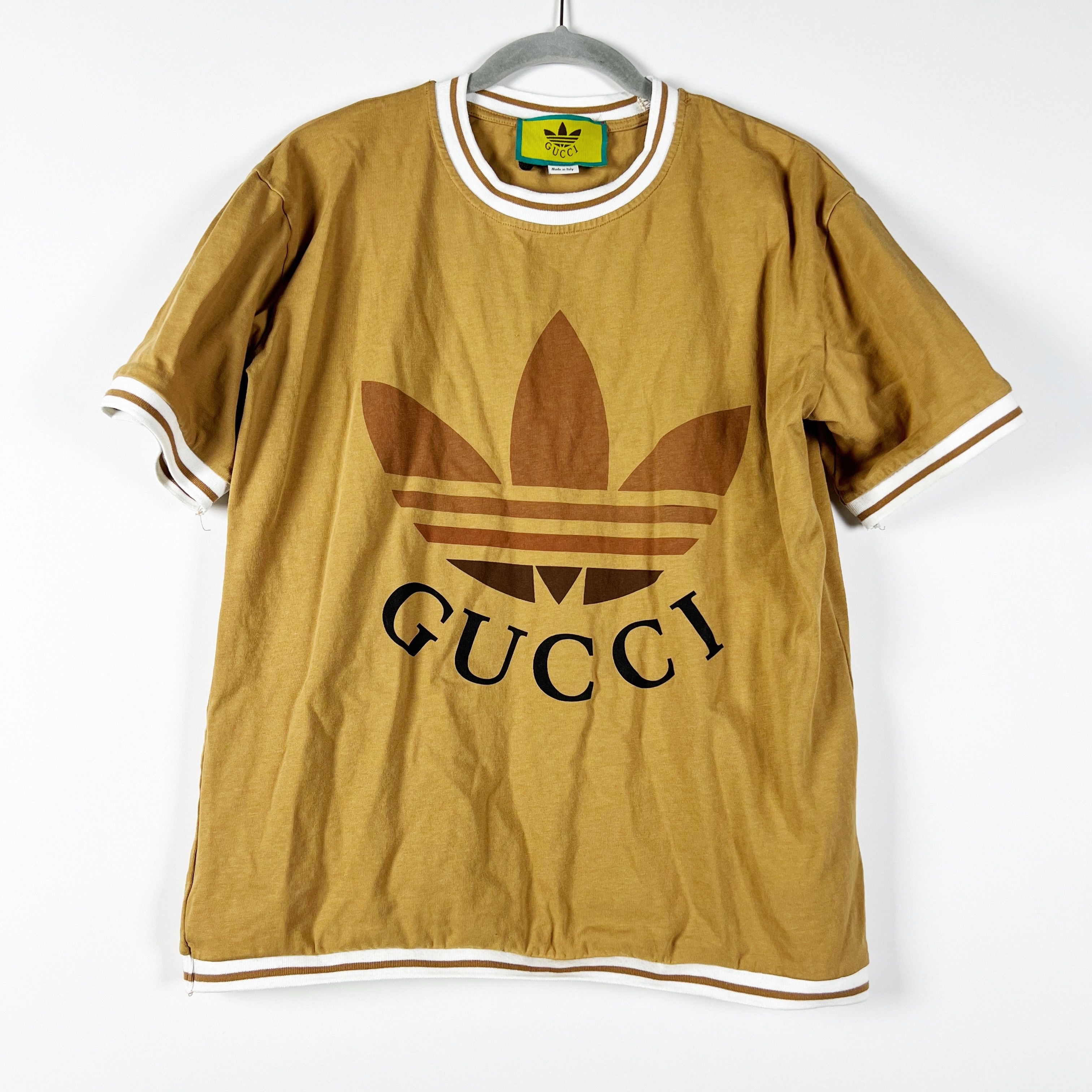 Adidas × Gucci Gucci Adidas Trefoil Logo Graphic Print Size M / US 6-8 / IT 42-44 - 1 Thumbnail