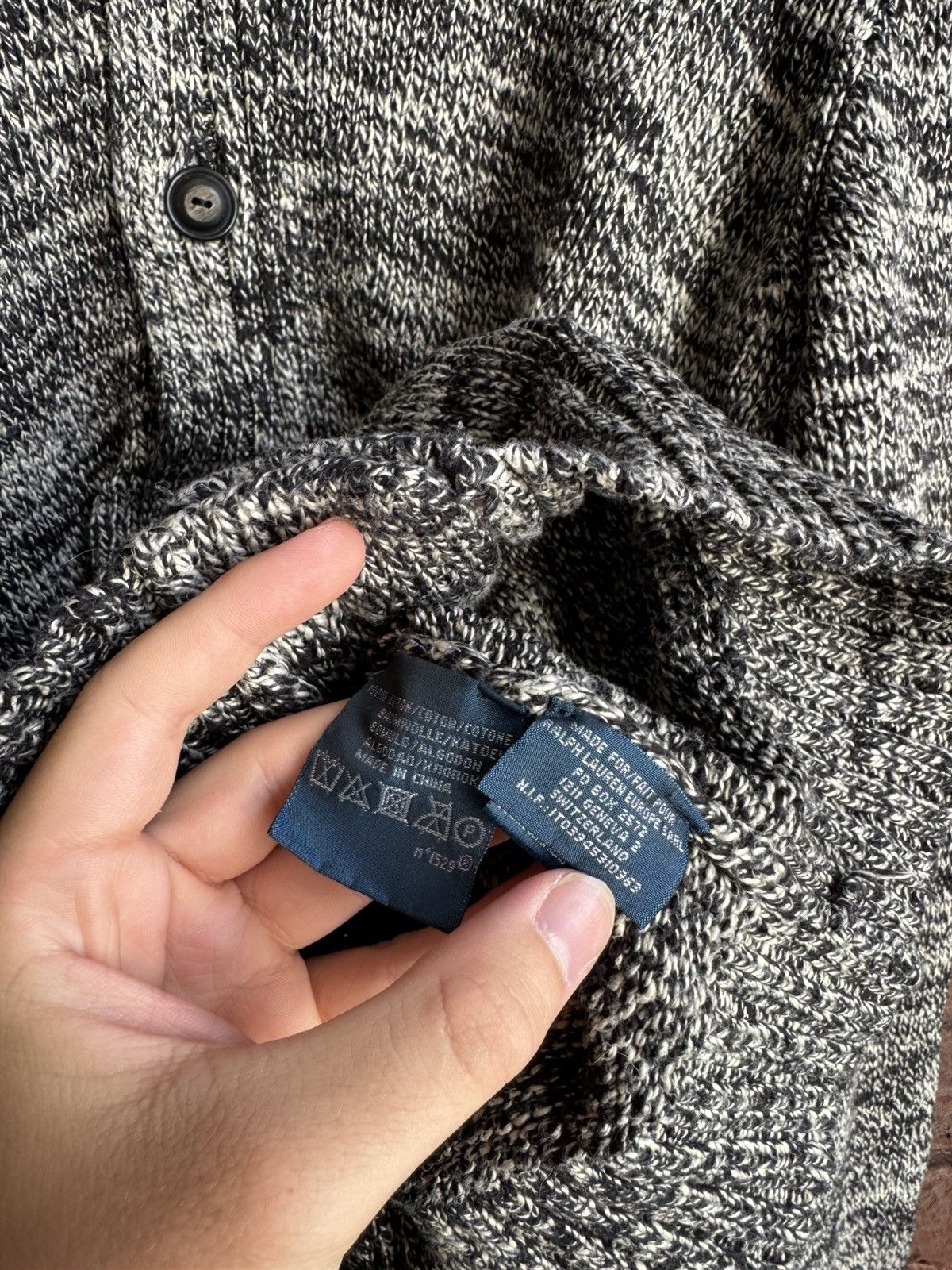 Vintage Rare Polo Ralph Lauren Knit Cardigan Sweater Hype Y2K Size US M / EU 48-50 / 2 - 5 Thumbnail