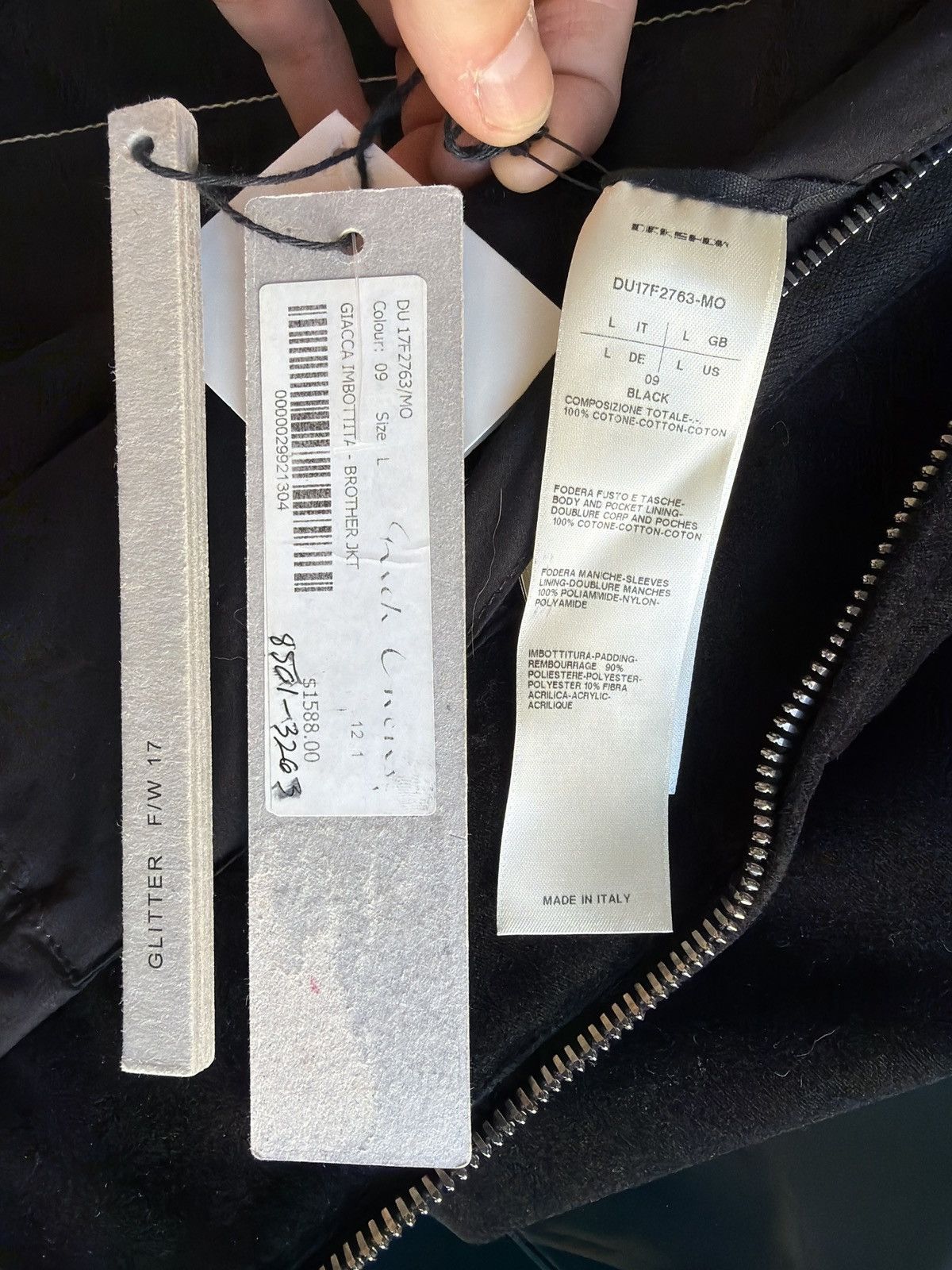 Rick Owens Rick Owens DRKSHDW F/W17 Moleskin Brother Coat Size US L / EU 52-54 / 3 - 3 Thumbnail