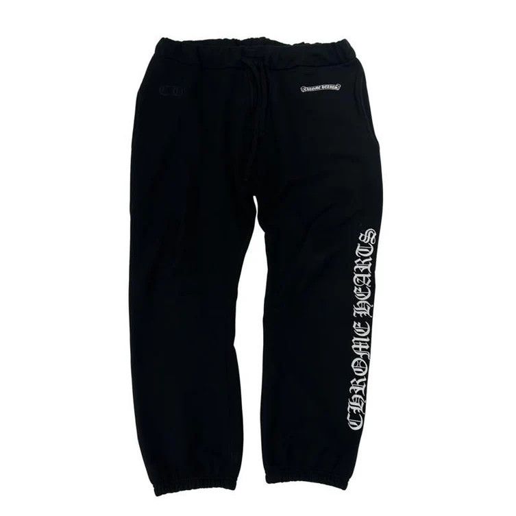 Chrome Hearts Chrome Hearts Scroll Logo Sweatpants Black Size US 40 / EU 56 - 2 Thumbnail