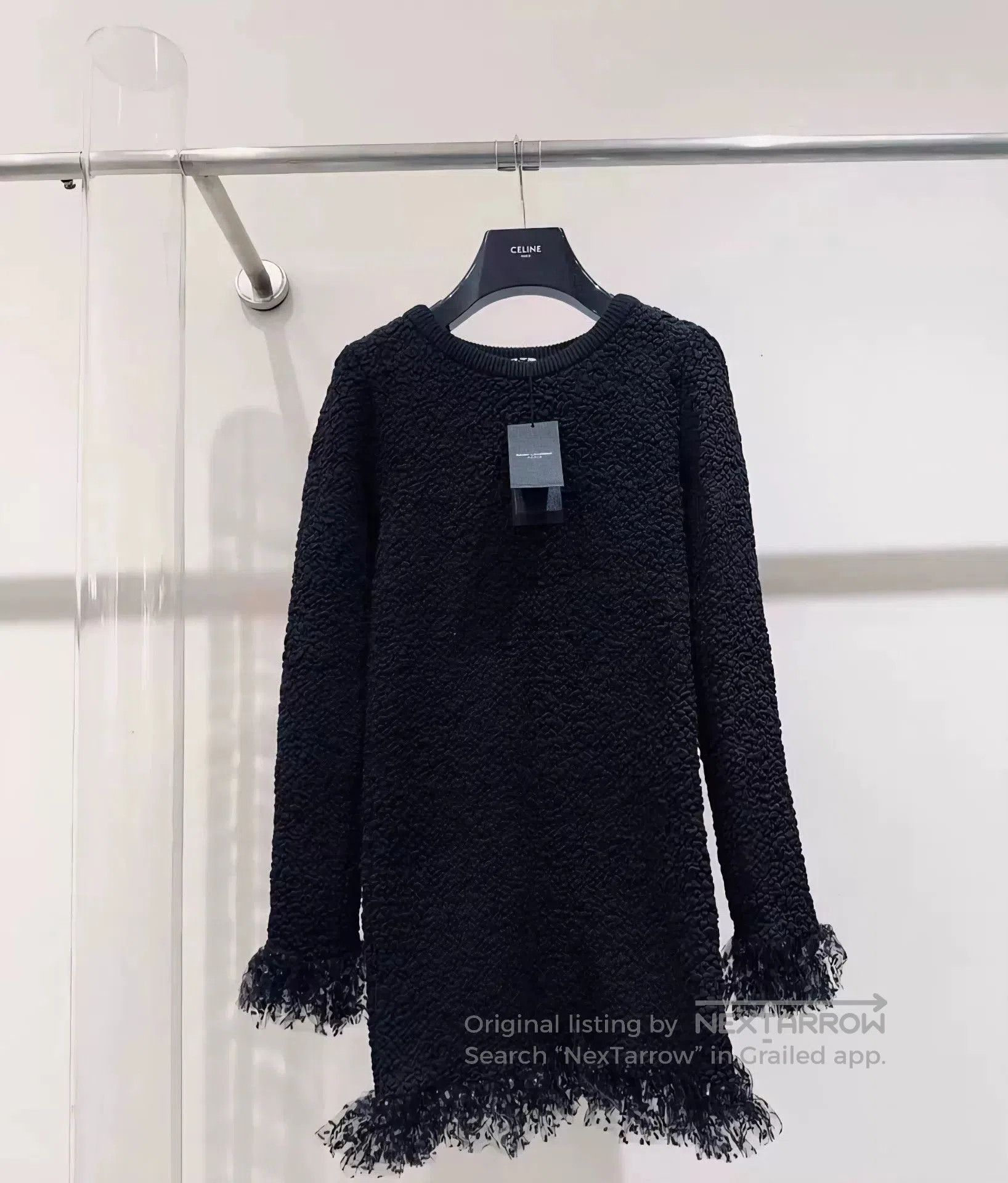 Saint Laurent Paris Saint Laurent Black Lace Dress. Size S / US 4 / IT 40 - 1 Thumbnail