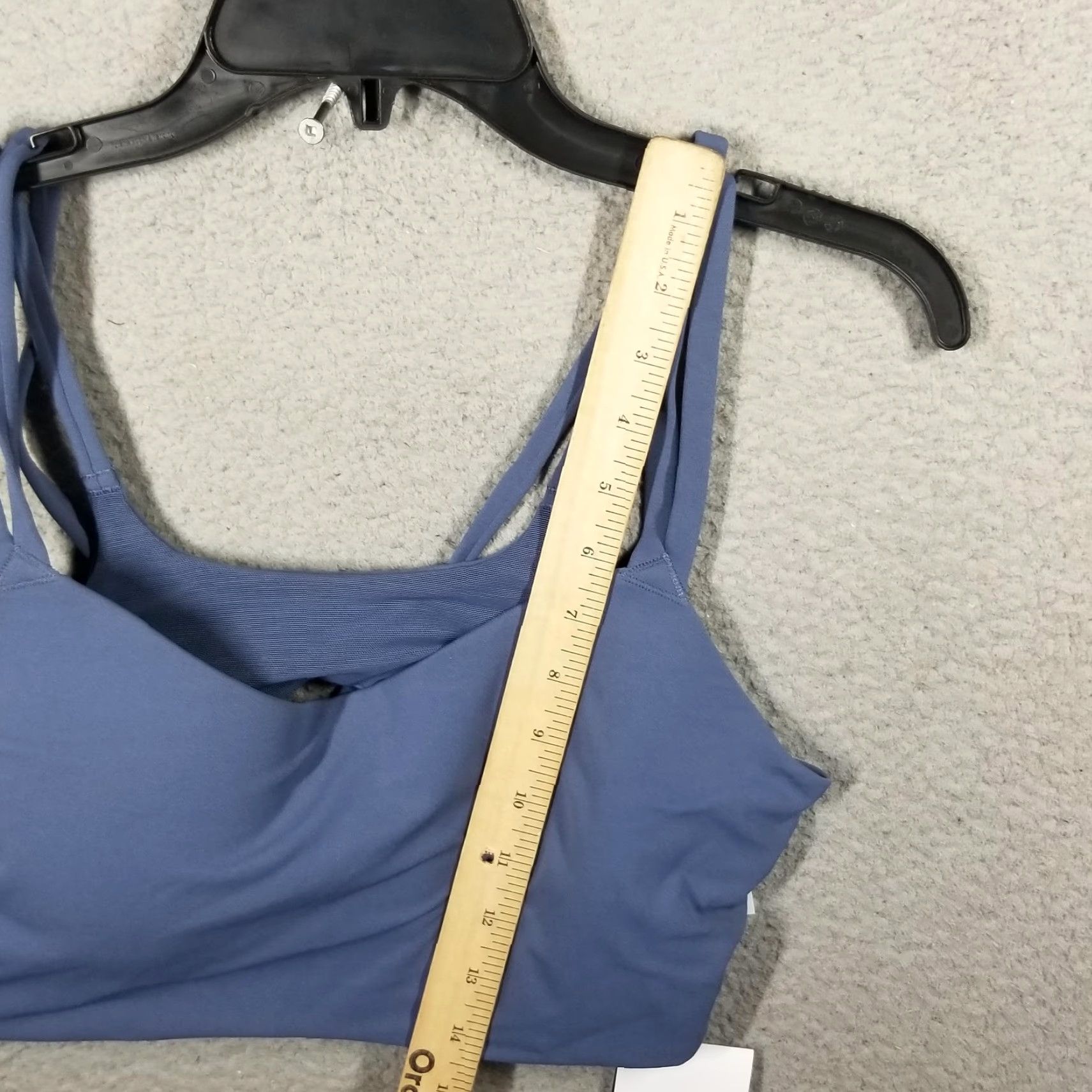 Nike Nike Sports Bra Womens XL Blue Training Alate Cutout Removable Pads DO6608-491 Size ONE SIZE - 4 Thumbnail