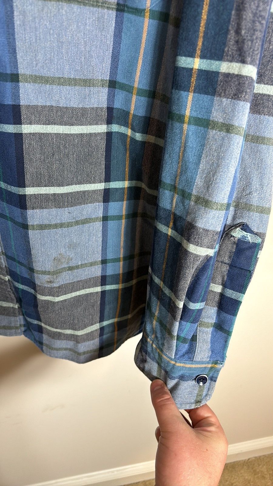 L.L. Bean LL Bean Chamois Flannel Shirt Size US XL / EU 56 / 4 - 4 Thumbnail