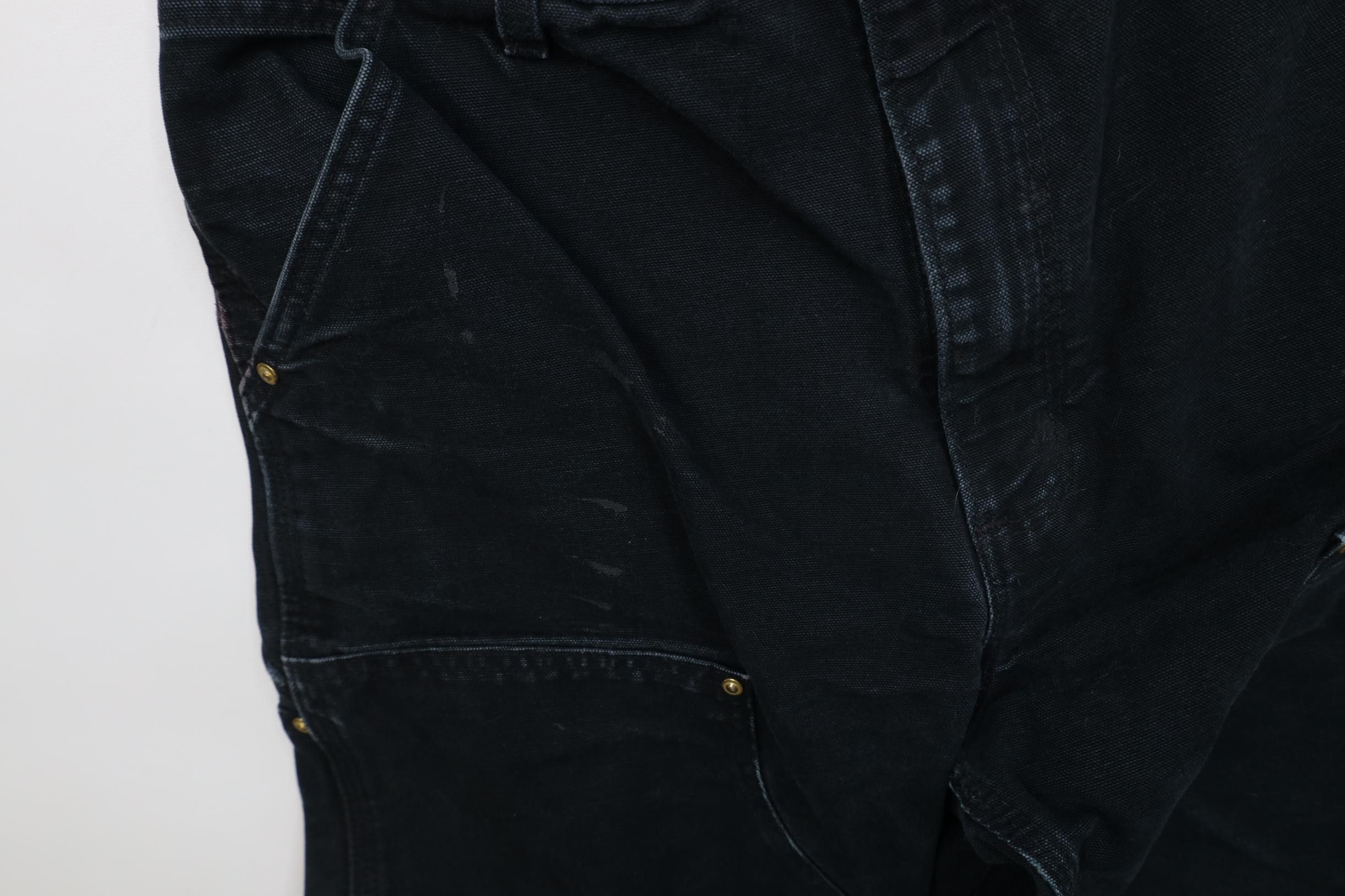 Carhartt Vintage Y2K Carhartt Double Knee Wide Leg Pants Black USA Size US 34 / EU 50 - 9 Thumbnail