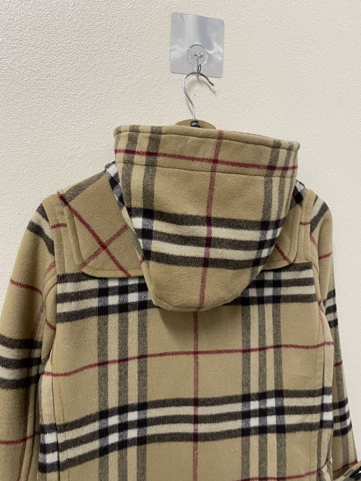 Burberry BURBERRY Archive Nova Check Duffle Coat 🔥 Size XS / US 0-2 / IT 36-38 - 11 Thumbnail