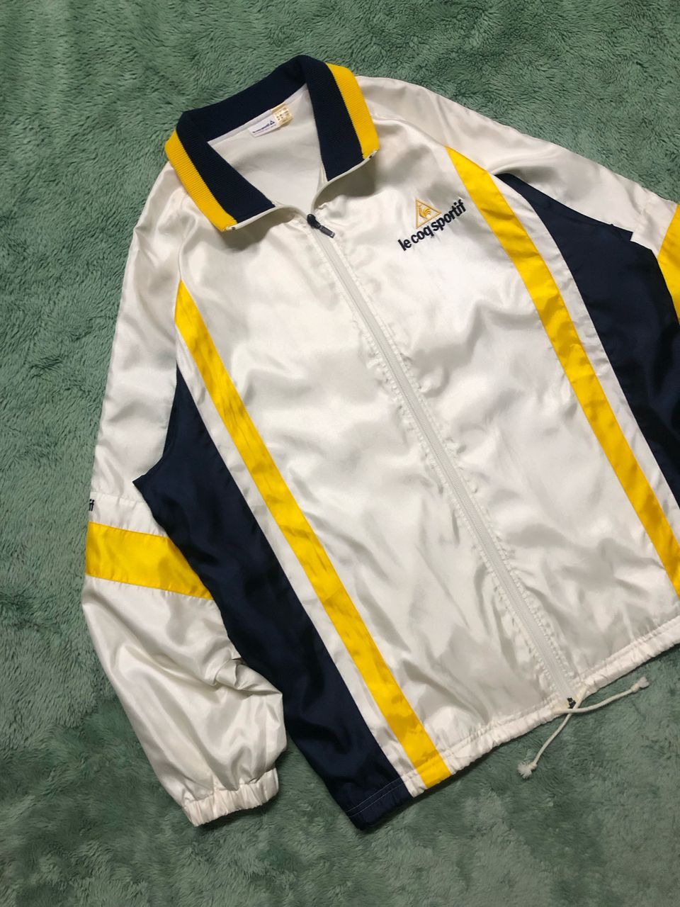 Le Coq Sportif VINTAGE 90s LE COQ SPORTIF SIDE TAPE WINDBREAKER JACKET Size US XL / EU 56 / 4 - 6 Thumbnail