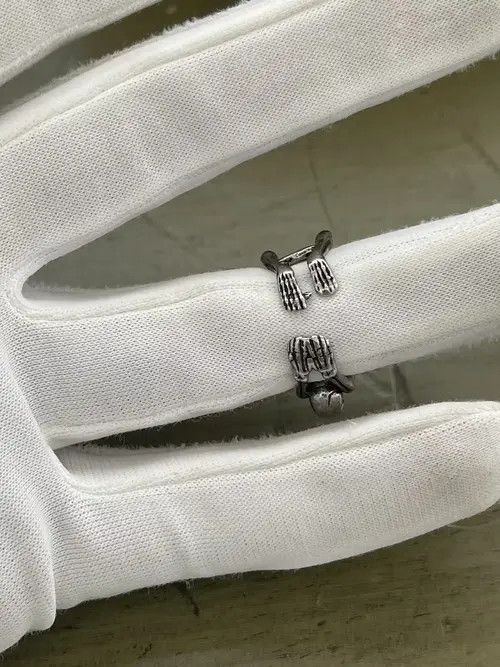 Jewelry Skeleton Punk Ring Size ONE SIZE - 4 Thumbnail