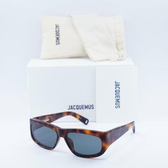 Jacquemus Jacquemus PILOTA JAC/2 C4 Sunglasses Havana Square Frame Size ONE SIZE - 10 Thumbnail