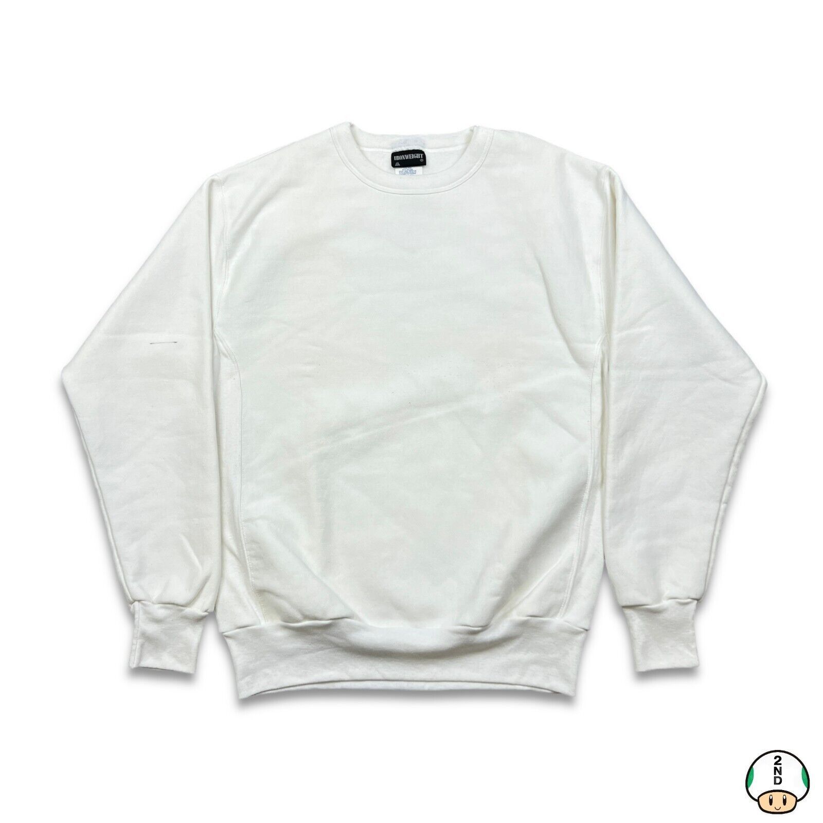 Vintage Vintage Blank Sweatshirt Pullover Crewneck 90s Long Sleeve Size US XL / EU 56 / 4 - 1 Thumbnail