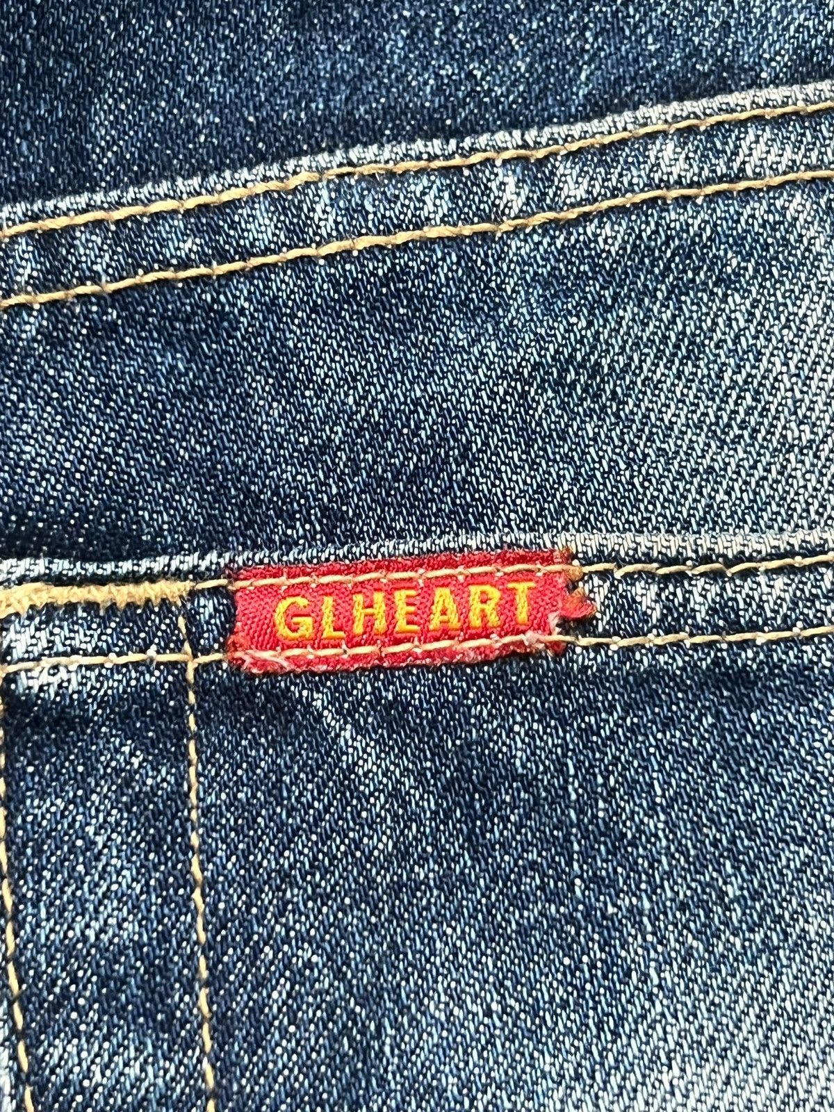 Japanese Brand Vintage GL Heart Japan - Faded Wash Jeans Size US 33 - 14 Thumbnail