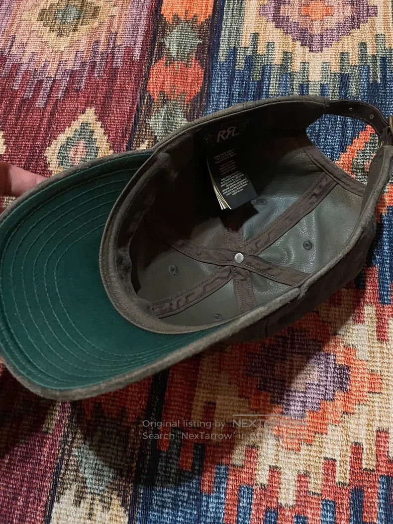 RRL Ralph Lauren RRL Ralph Lauren Old blue dyed suede baseball cap Size ONE SIZE - 2 Thumbnail