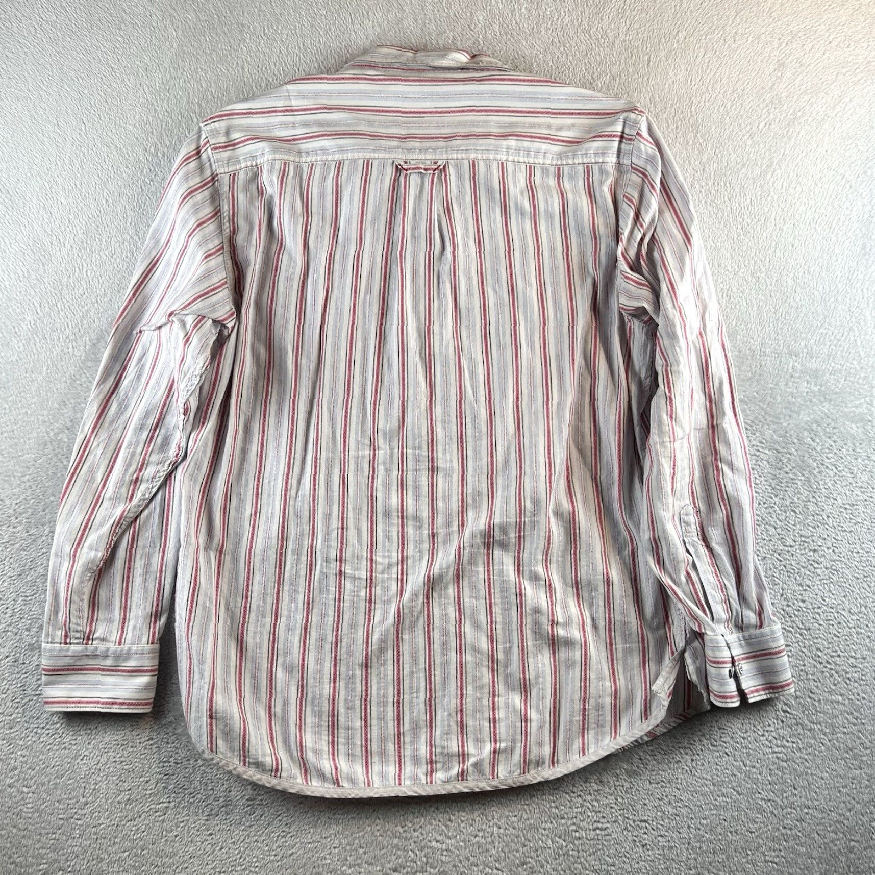 Tommy Bahama Tommy Bahama Striped Button-Up Long Sleeve Shirt Mens L Red White Blue Preppy Size US L / EU 52-54 / 3 - 2 Thumbnail