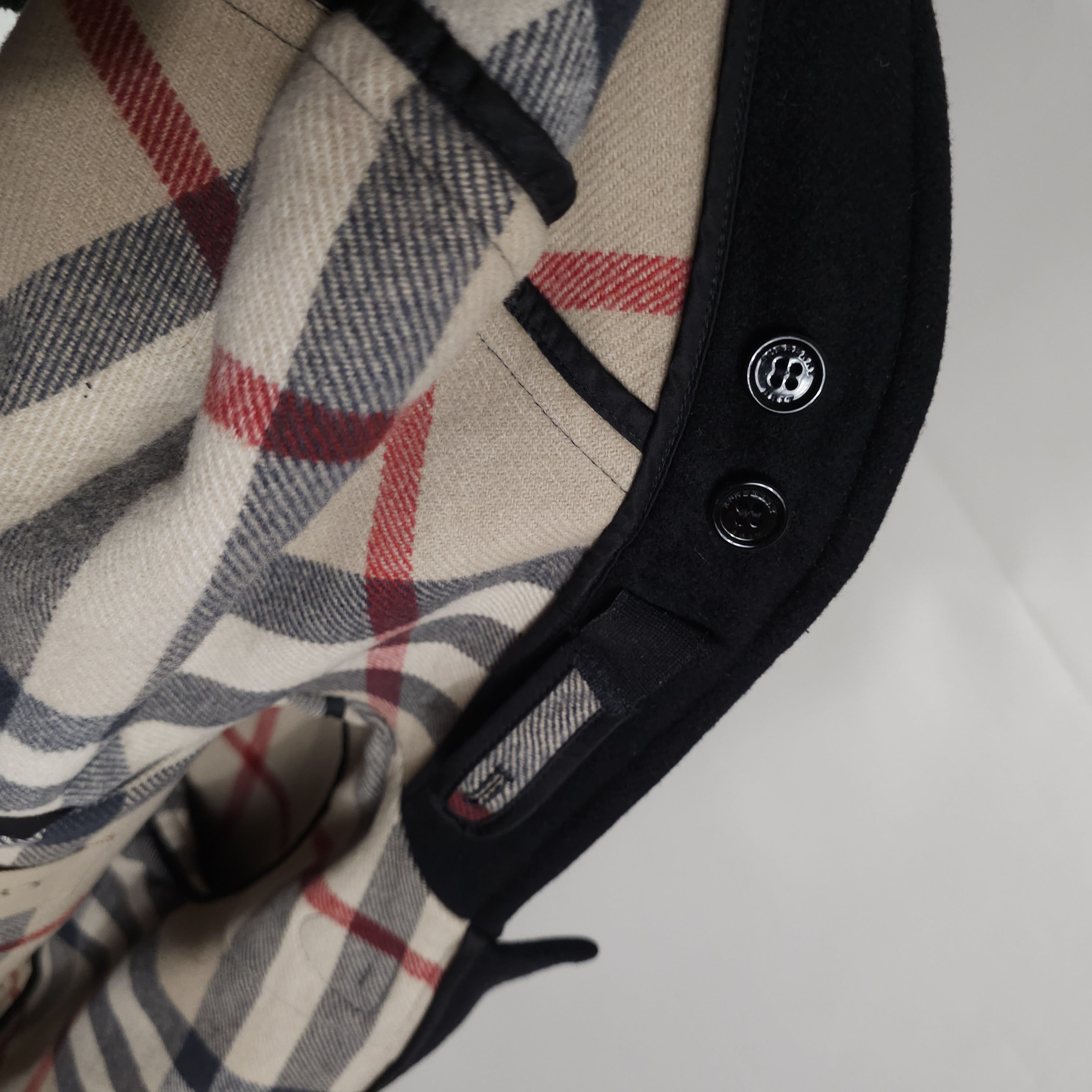 Burberry Burberry Brit Wool Duffle Coat Hooded Nova Check US 8 ITA 42 Size M / US 6-8 / IT 42-44 - 9 Thumbnail