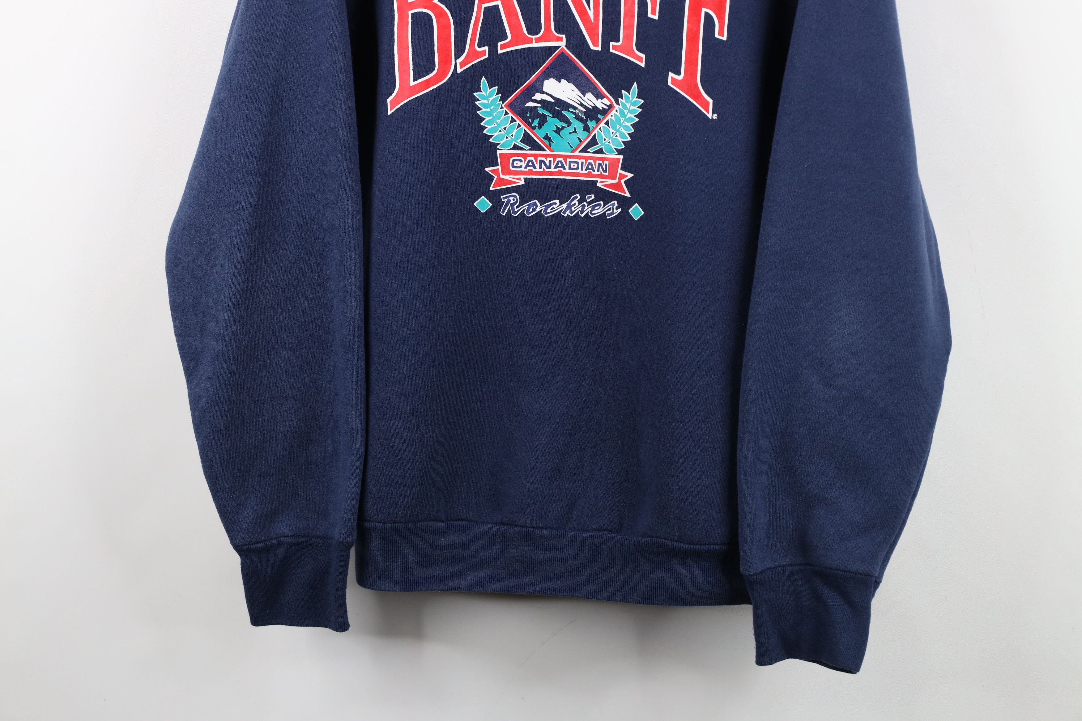Vintage Vintage 90s Banff Canadian Rockies Crewneck Sweatshirt USA Size M / US 6-8 / IT 42-44 - 3 Thumbnail