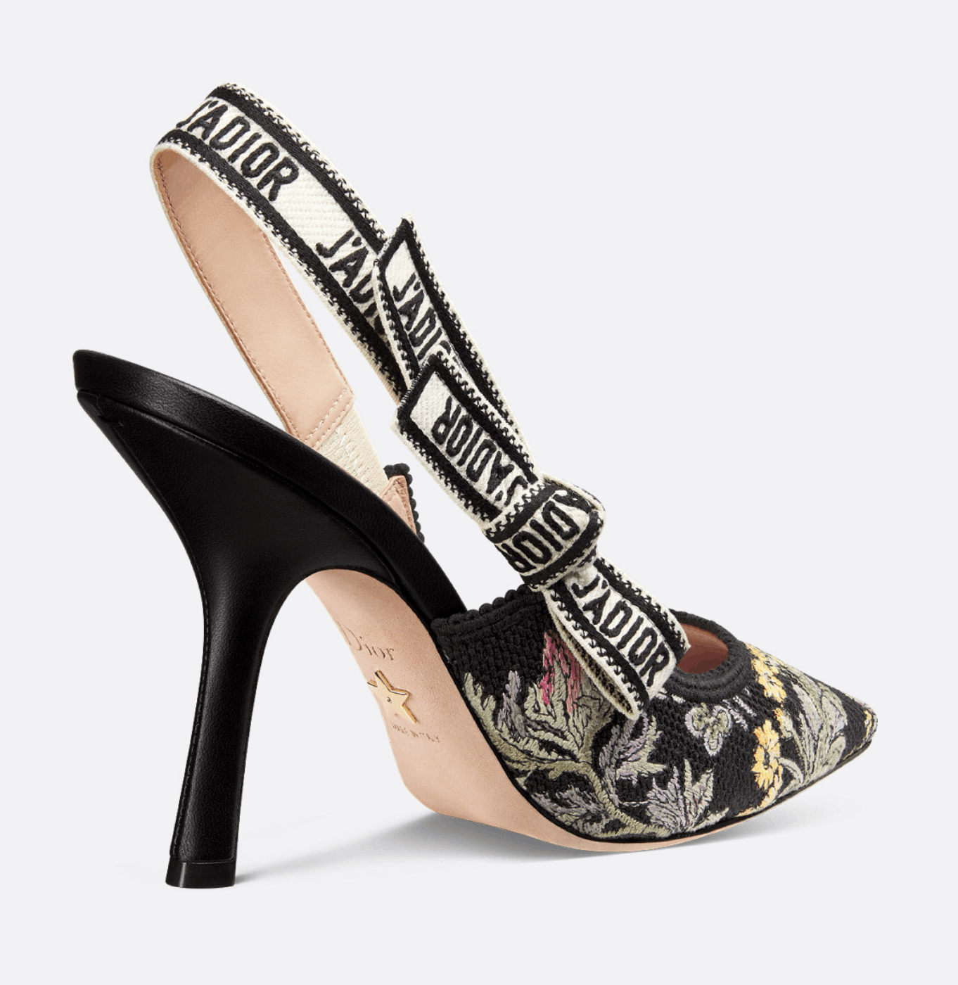 Dior Dior J'adior Chardons Floral Slingback Pump Sandal Heel 38 Size US 8 / IT 38 - 14 Thumbnail