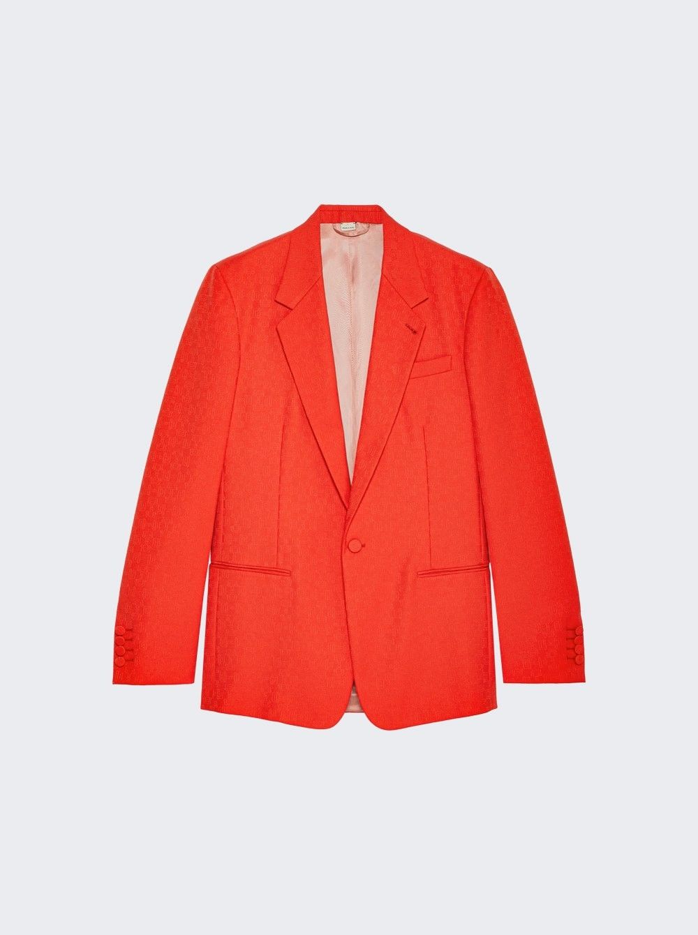 Gucci o1s1wg110125 Horsebit Fabric Jacquard Jacket in Red Size US L / EU 52-54 / 3 - 1 Preview