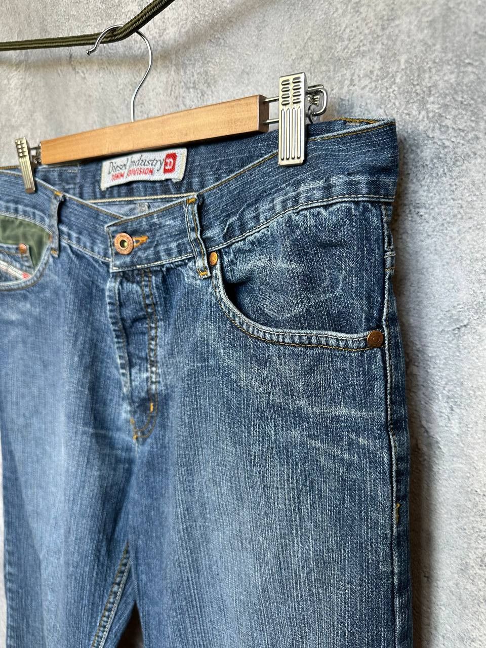 Diesel Diesel Jeans Denim Division Y2K Green Trim Made in Italy Size US 32 / EU 48 - 6 Thumbnail