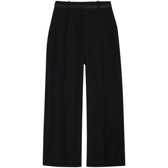 Anine Bing ANINE BING Women Pants A 03 10305 BLK26 BLACK Size 26" / US 2 / IT 38 - 1 Thumbnail