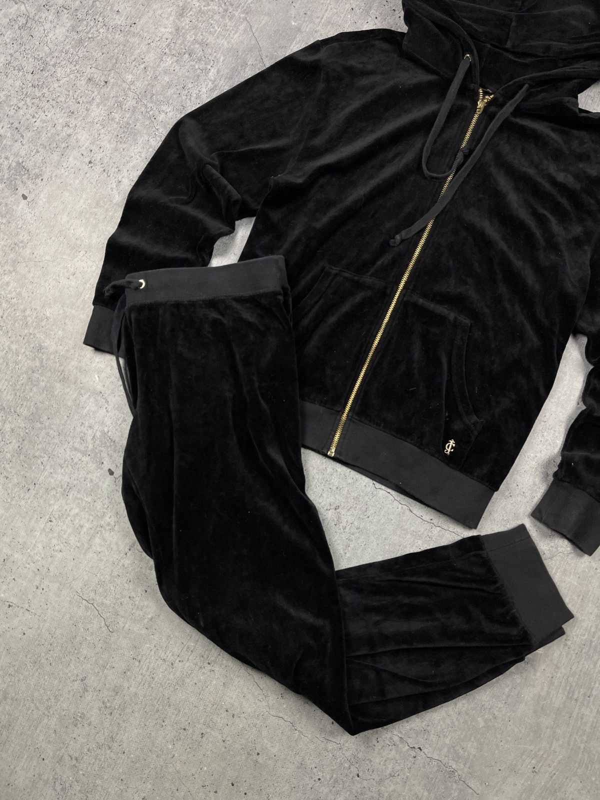 Vintage Juicy Couture Velour Track Suit Set RARE