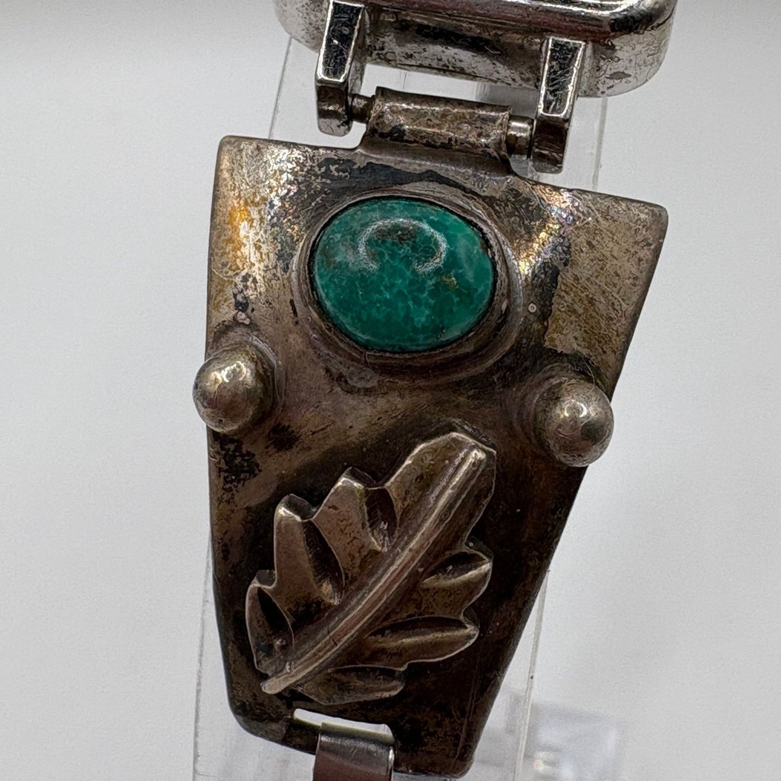 Other Vintage Marshall Field & Co Swiss Watch Sterling & Turquoise Size ONE SIZE - 4 Thumbnail