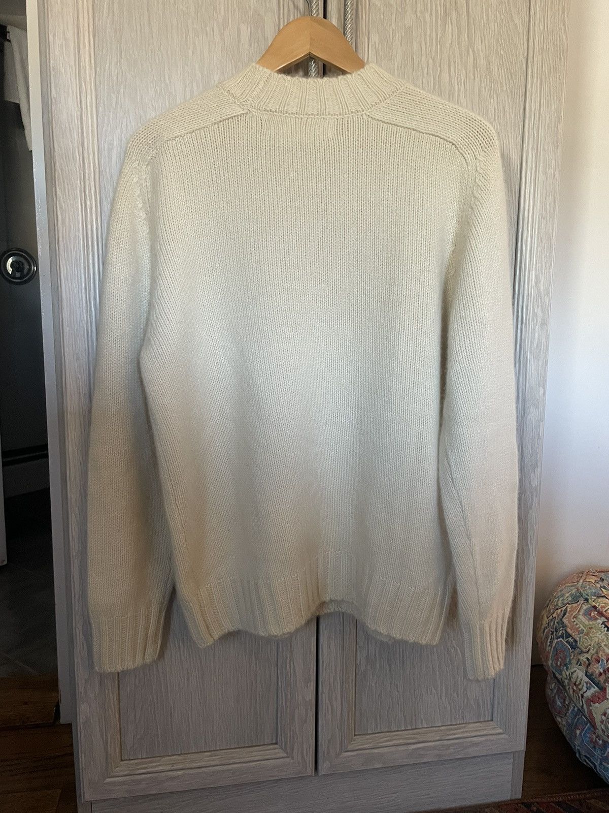 Zara Bone Multi-Ply Cashmere Sweater Size US M / EU 48-50 / 2 - 2 Thumbnail