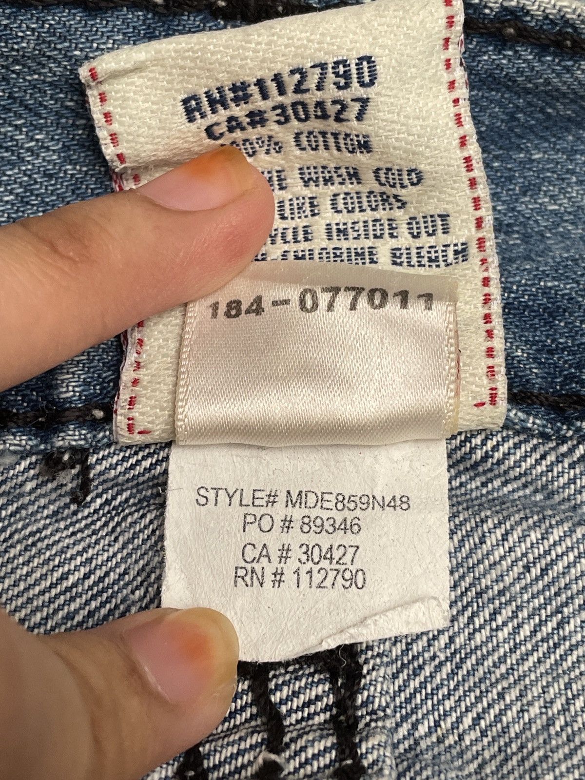 True Religion × Vintage Rare Design Vintage True Religion Made In Usa Jeans 2000s Size US 31 - 12 Thumbnail