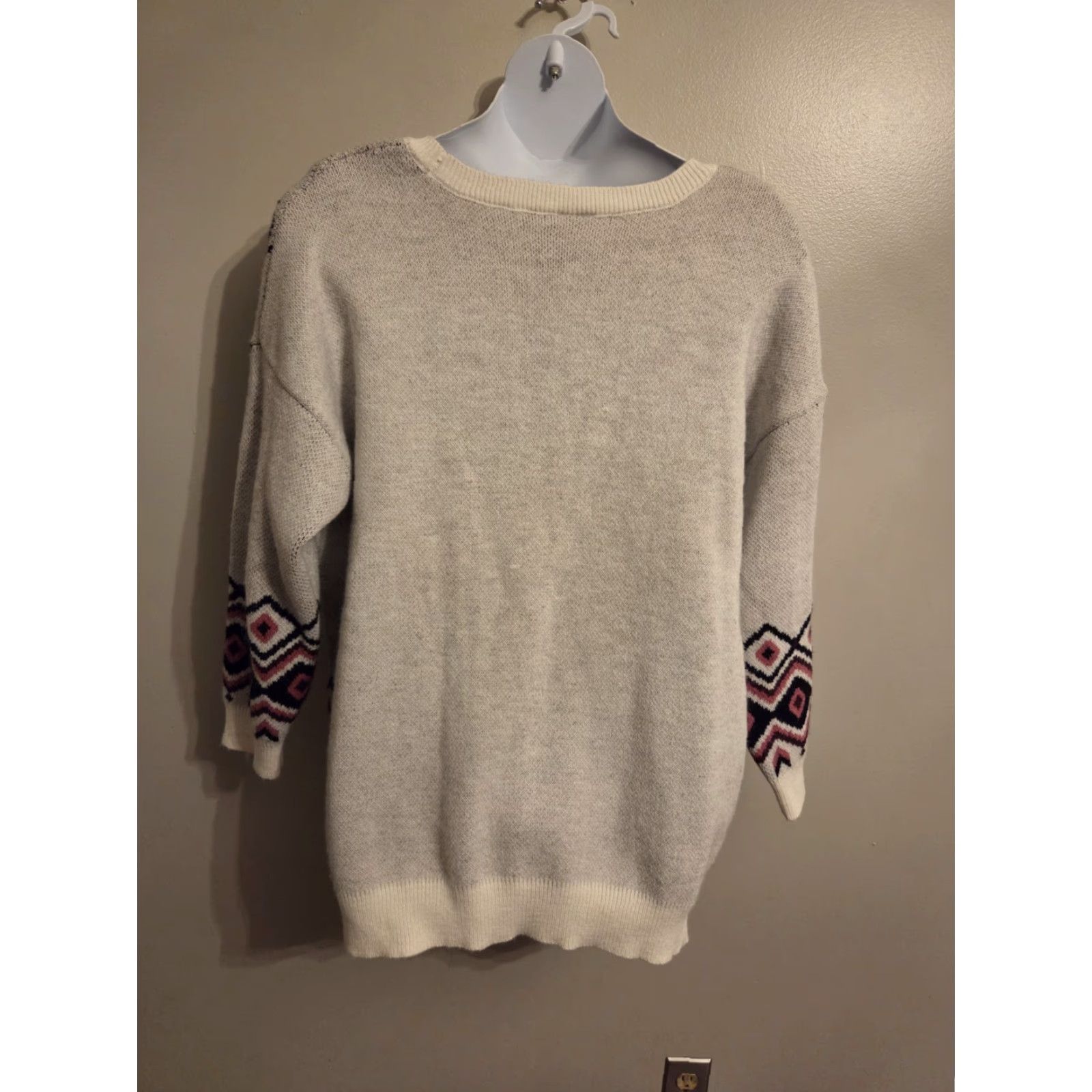Torrid Torrid Sweater Fair Isle Wide Neckline Pullover 3X 3X Multicolor Crew Long Sleeve Acrylic Nylon Machine Washable Casual Womens Size XXL / US 16-18 / IT 52-54 - 5 Thumbnail
