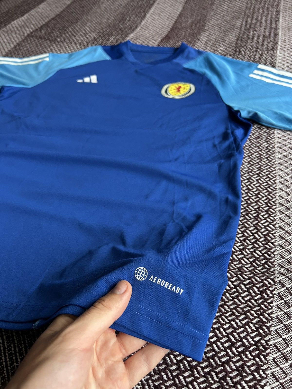 Adidas Adidas Scotland Training Jersey Tee Sportswear 22/23 Size L Size US L / EU 52-54 / 3 - 3 Thumbnail