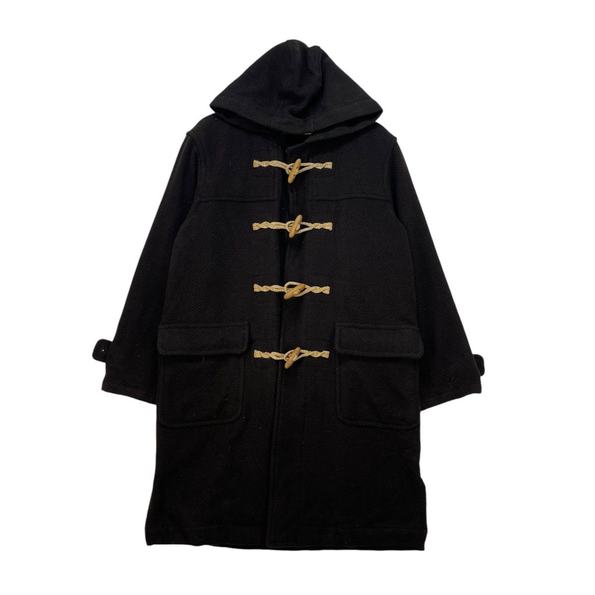 Autumn Cashmere × Japanese Brand 💥Vintage Jungle Storm Duffle Long Coat Jacket Size US M / EU 48-50 / 2 - 2 Thumbnail