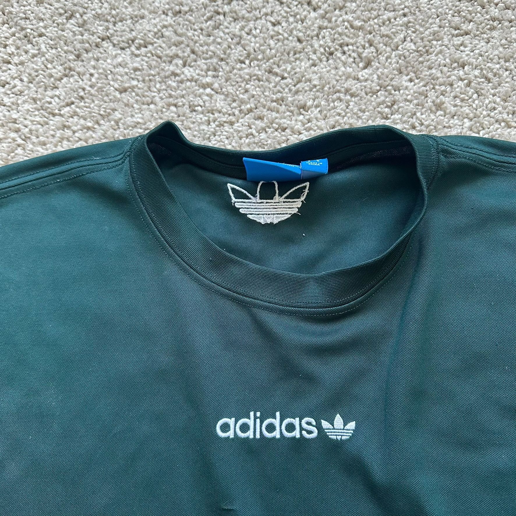 Adidas Adidas Originals Trefoil TNT Tape T-Shirt Green Athletic Log Size US S / EU 44-46 / 1 - 3 Thumbnail