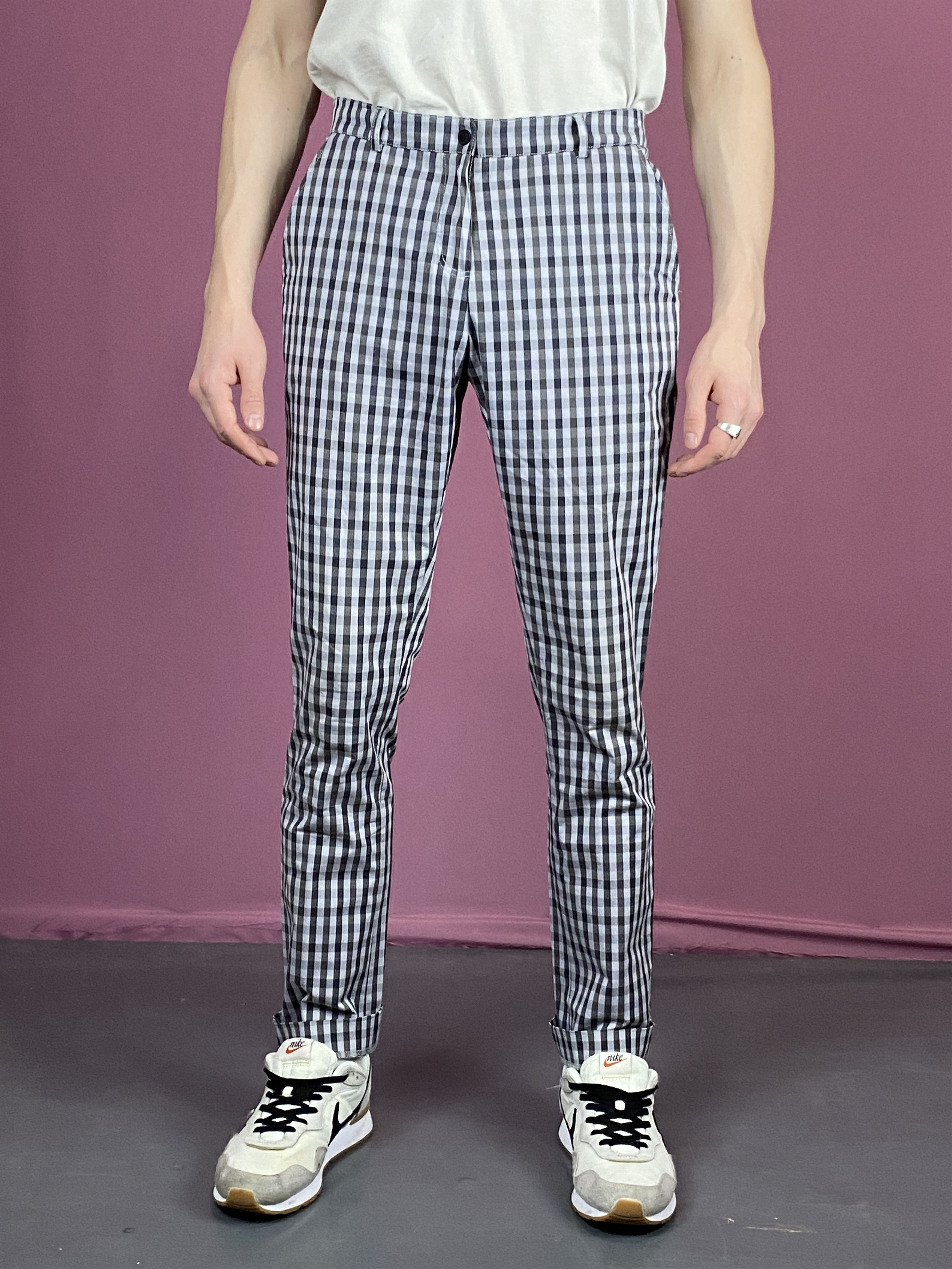 Aquascutum Aquascutum Vintage Men's Checkered Chino Pants - USA 6 Size US 30 / EU 46 - 2 Thumbnail