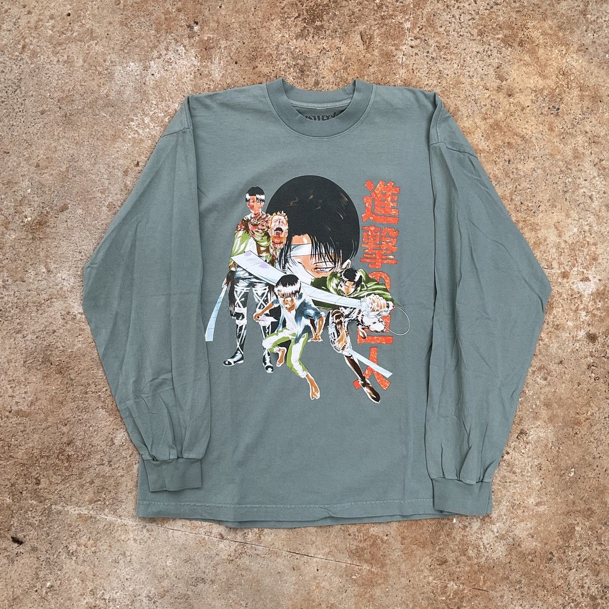 Vintage Susweeb Attack On Titan Levi Ackerman Anime Promo Shirt Size US XL / EU 56 / 4 - 1 Thumbnail